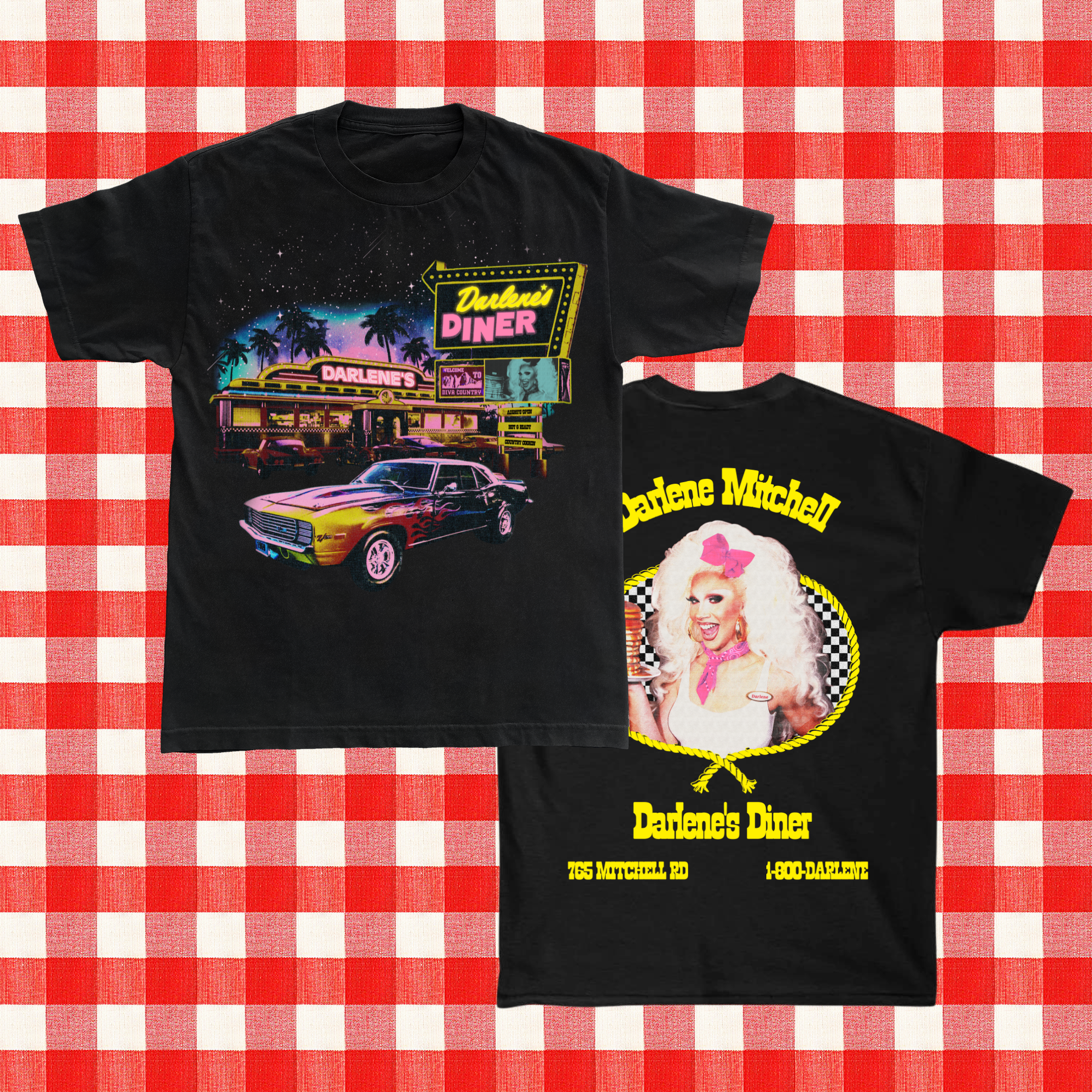 Darlene's Diner Double-Sided Tee