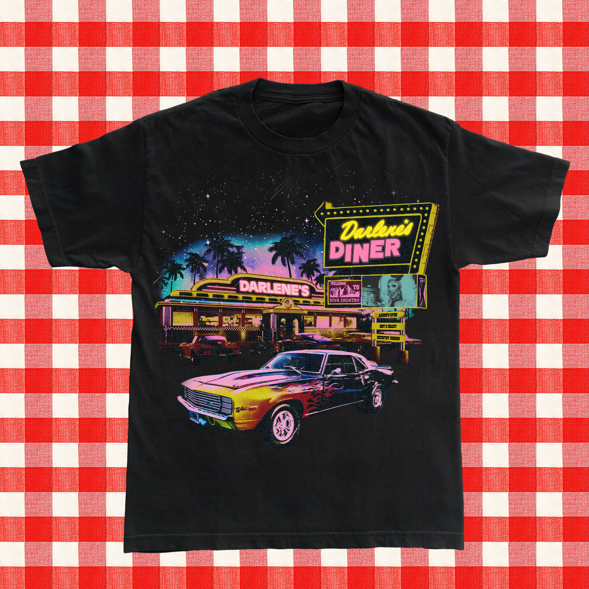 Darlene's Diner Double-Sided Tee