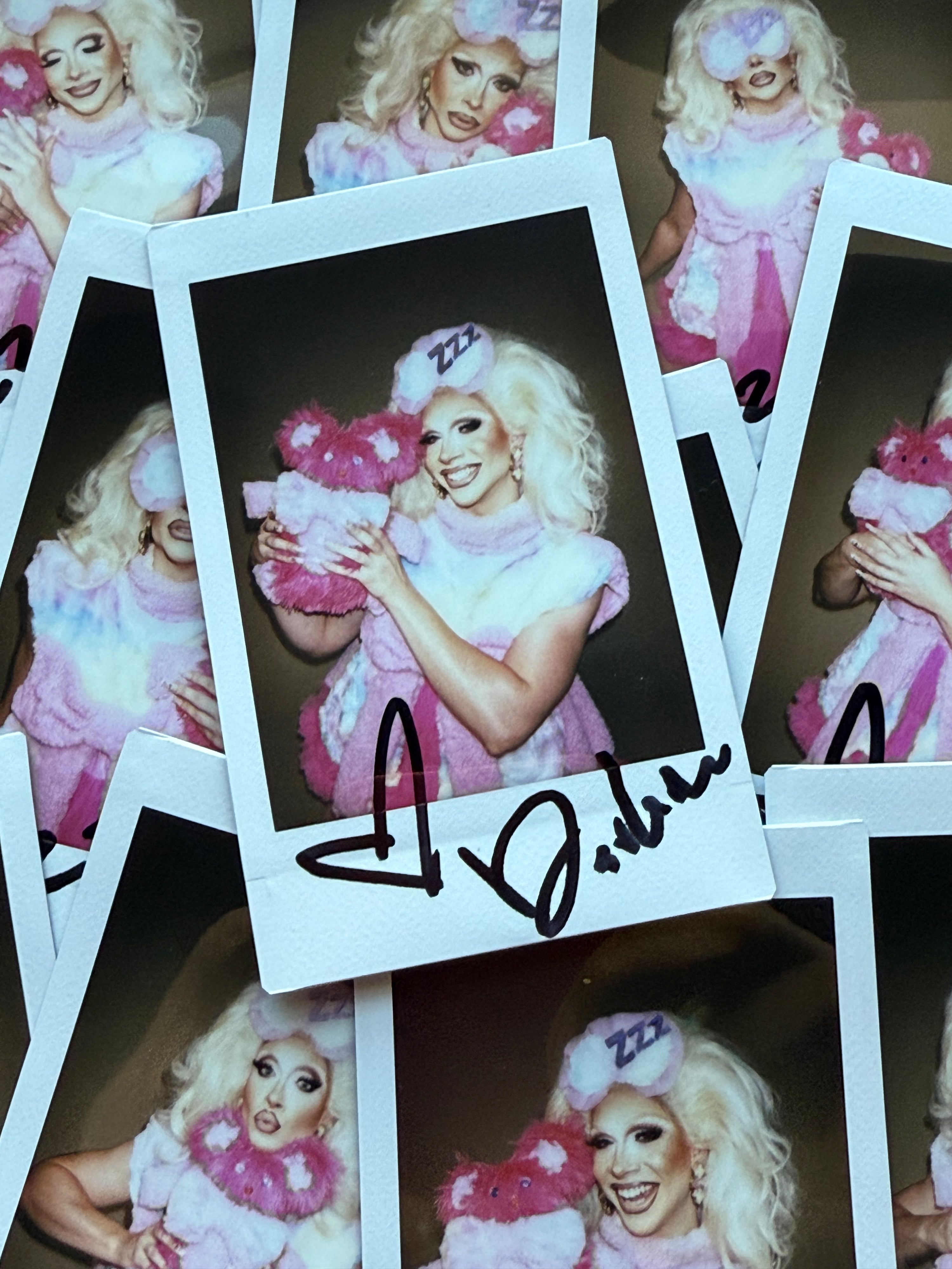 Bedroom Queen Signed Polaroids